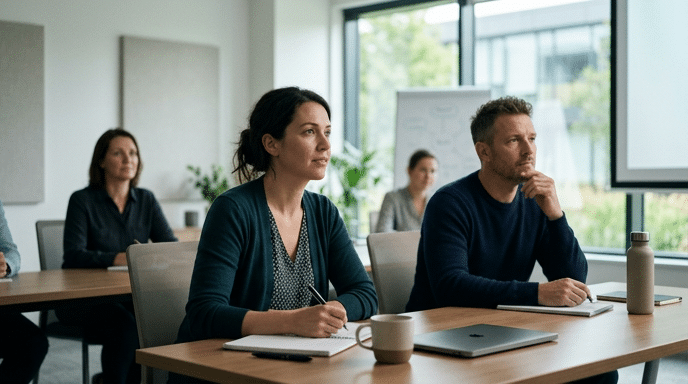 Volg een training bij Startel in Drachten. Leer samen met andere cursisten.